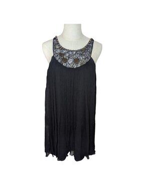 BCBGMaxAzria Gatsby Jane Beaded Silk Sleeveless Chiffon Cocktail Dress 6